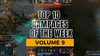 🔥 TOP 10 Rampages of the week 🔥 - Volume 9 (Medusa and Void Spirit Edition) 😎