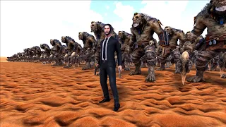 JOHN WICK LEADS 10,000 TROLLS AGAINST 1,000,000 SPARTANS | Ultimate Epic Battle Simulator 2 | UEBS2