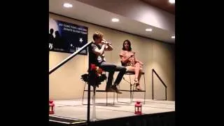 Daniel Sharman & Adelaide Kane at EYECON Teen Wolf