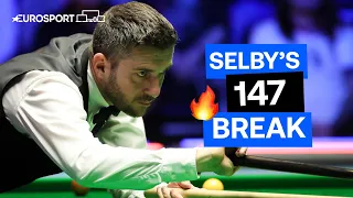 Mark Selby makes the fourth 147 maximum break of his career in his win over Jack Lisowski |Eurosport