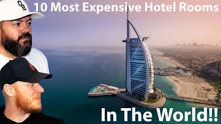 10 Most Expensive Hotel Rooms In The World REACTION!! | OFFICE BLOKES REACT!!