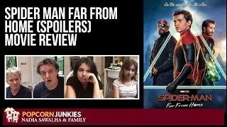 Spider-Man Far From Home (SPOILERS) The Popcorn Junkies FAMILY Movie REVIEW