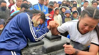 Chozuba Area Sports Association (CASA) 50th Golden Jubilee  Women Arm Wrestling 8th Feb 2023