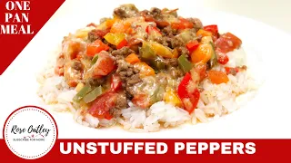 Unstuffed Peppers | Ground Beef Recipe Ideas