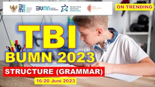 🔴FR ASLI 🔴 TES BAHASA INGGRIS BUMN 2023 || TBI RBB BATCH 3 || TOEFL