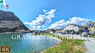 Driving Italy 🇮🇹 | Gran San Bernardo pass descent 4K Scenic Drive