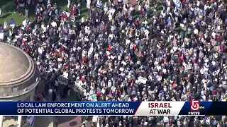 Mass. police on alert ahead of potential global protests Friday