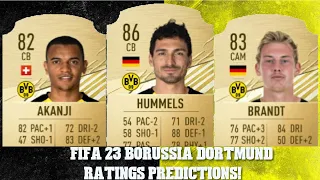 FIFA 23 BORUSSIA DORTMUND RATINGS PREDICTIONS FT. 🇩🇪 HUMMELS, 🇨🇭 AKANJI AND 🇩🇪 BRANDT