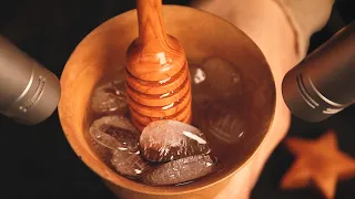 ASMR Ice + Water + Wood = 99.99% Sleep 😴💤 얼음 + 물 + 나무 = 99.99% 바로 잠들 수 있습니다