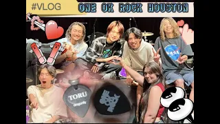 ONE OK ROCK HOUSTON CONCERT VLOG! (VIP EXPERIENCE + FRONT ROW CONCERT!!) TORU IS MY MAN💀😍
