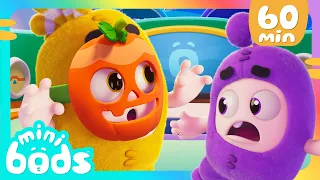 Scary Yellow! Boo!  | Minibods | Rob the Robot & Friends - Funny Kids TV