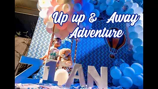 DIY Air Balloon Birthday Theme, Up up and away Adventure