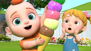 Colorful Ice Cream Song | GoBooBoo Nursery Rhymes & Kids Songs