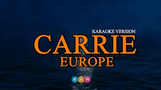 Europe - Carrie  (Karaoke Version)