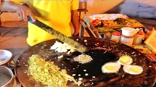 Unique Street Food At Vadodara | Sunday Dhamal Egg Dish | Egg Street Food | Indian Street Food