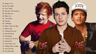 Bruno Mars, Charlie Puth, Ed Sheeran Greatest Hits Full Album 2019 - Best Songs Of All Time 2019