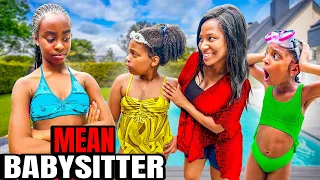 MEAN BABYSITTER DROWNS GIRL IN POOL | Leaves Her For DEAD! Ep.3| ANGEL JOI