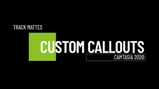 Create Custom Circle Callout - Camtasia Advanced Series