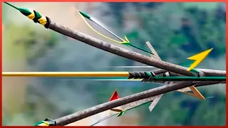How to make Arrows and Bow from BAMBOO | Japanese Joinery by @woodenren​