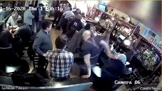 Bartender saves choking customer - Must See!