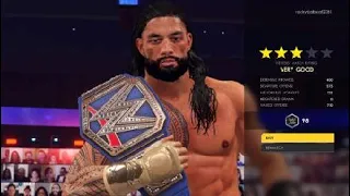 WWE 2K22 Roman reigns vs Kevin owens