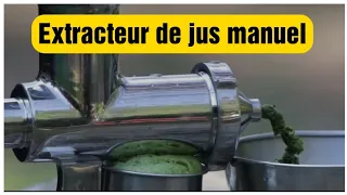 Extracteur de jus manuel - #autonomie #extracteur #jus