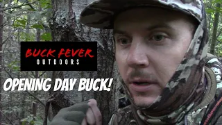 Buck Down on Opening Day! - Ohio Whitetail Deer Archery Hunt