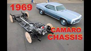 1969 Camaro Roadster Shop chassis package with LS3 engine by MetalWorks Classic Auto Restoration.