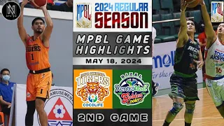 MPBL HIGHLGIHTS: DAVAO OCCIDENTAL TIGERS VS RIZAL GOLDEN COOLERS (MAY 18, 2024)