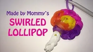 Swirled Lollipop Candy Charm Without the Rainbow Loom