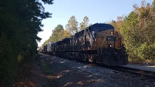 CSXT 118 Leads CSX Train I038 Northbound At Oakley On The CSX A Line