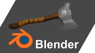 Лепим топор / Blender 2.8