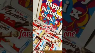 Halal Personalised Kinder Chocolate Gift Box Treat Box at Halal Sweet Stop 🍫#kinderbueno #kinder