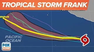 Tropical Storm Frank has Formed in the Pacific