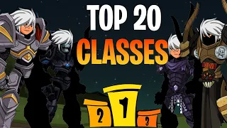 AQW Top 20 Classes | Best + Favourite Classes (Player Voted)
