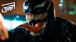 Venom Takes Control Chase Scene | Venom (2018)
