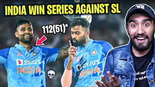 SKY'S CENTURY helps INDIA Win Series Against SL 💯|  IND vs SL 3rd T20I