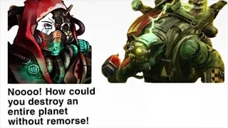 Tech Priest and Mekboy Have A Debate | Warhammer 40K Meme Dub