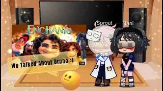 Fandoms React to We talked about Bruno || Gacha Club ||
