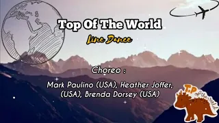 Top Of The World - Line Dance //Demo// Intermediate Level.