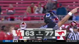 SMU beats Houston 77-63… in a football game 🤯