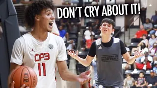 "8th Grader Pissed Him Off!" Isaac & Eli Ellis Battle Team CP3 For A Wild Finish!