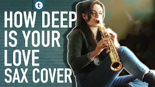 Bee Gees - How Deep is Your Love | Saxophone Cover | Alexandra Ilieva | Thomann
