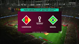 FIFA 23: Cameroon vs Brazil - World Cup Qatar 2022 - Full Match