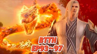 🔥EP 93~97! Xiao Yan releases the fire python to swallow Fei Tianhuan's clone!