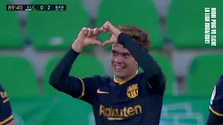 Riqui Puig Needed 3 Minutes To Prove Koeman Wrong (First Official Goal for Barcelona)