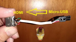 Homemade Micro-USB to HDMI Adapter