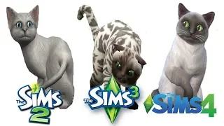 ♦ Sims 2 vs Sims 3 vs Sims 4 : Kittens