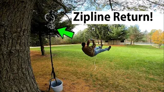 ✅ Automatic Zip Line Return System!  How To Get The Trolley Back To The Start - ZipLineGear.com