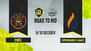 CS:GO - ENCE vs. Copenhagen Flames [Train] Map 2 - ESL One: Road to Rio - 9/10 Decider - EU